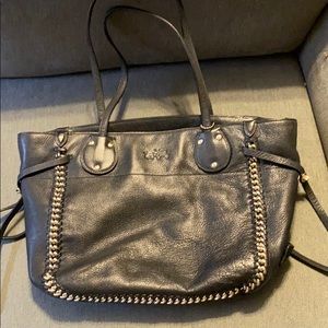 Black Leather Coach Bag